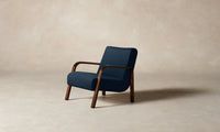 The Felix Chair - Performance Linen Weave Bay