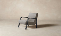 The Felix Chair - Performance Linen Weave Cloud