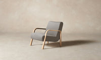 The Felix Chair - Performance Linen Weave Cloud