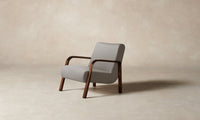 The Felix Chair - Performance Linen Weave Cloud