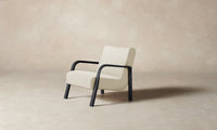 The Felix Chair - Performance Linen Weave Flour