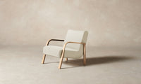 The Felix Chair - Performance Linen Weave Flour