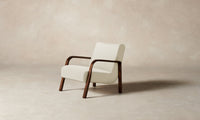 The Felix Chair - Performance Linen Weave Flour