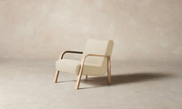 The Felix Chair - Performance Linen Weave Prairie