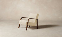 The Felix Chair - Performance Linen Weave Prairie