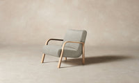 The Felix Chair - Performance Mélange Weave Flint