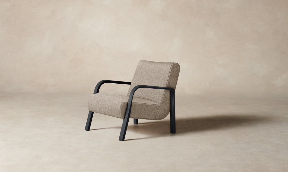 The Felix Chair - Performance Textural Weave Earthen