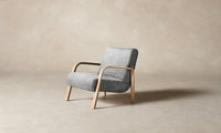 The Felix Chair - Performance Textured Tweed Alpine