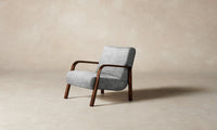 The Felix Chair - Performance Textured Tweed Alpine