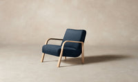 The Felix Chair - Performance Tweed Denim