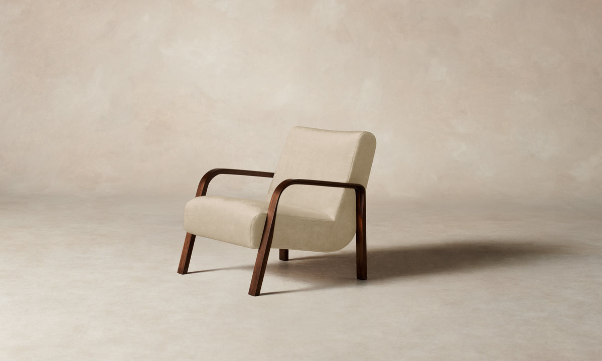 The Felix Chair - Performance Velvet Butter