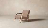 The Felix Chair - Performance Velvet Dusty Rose