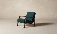 The Felix Chair - Performance Velvet Emerald