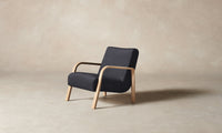 The Felix Chair - Performance Velvet Flannel