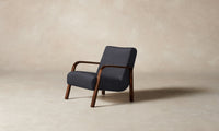 The Felix Chair - Performance Velvet Flannel