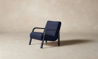 The Felix Chair - Performance Velvet Midnight