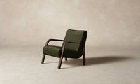 The Felix Chair - Performance Velvet Olive