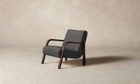 The Felix Chair - Performance Velvet Slate