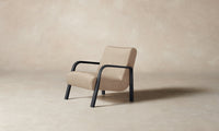 The Felix Chair - Performance Velvet Taupe