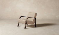 The Felix Chair - Performance Velvet Taupe