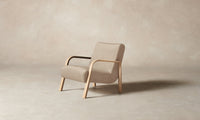 The Felix Chair - Performance Velvet Taupe