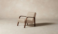 The Felix Chair - Performance Velvet Taupe