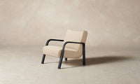 The Felix Chair - Performance Woven Chenille Desert