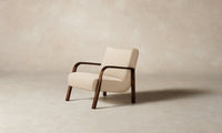 The Felix Chair - Performance Woven Chenille Desert