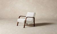 The Felix Chair - Performance Woven Chenille Lace