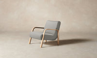 The Felix Chair - Performance Woven Chenille Steel