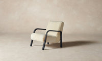 The Felix Chair - Shearling Ivory