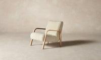 The Felix Chair - Shearling Ivory