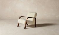 The Felix Chair - Shearling Ivory