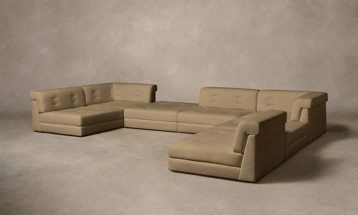 The Forma Modular Sectional - Mohair Almond