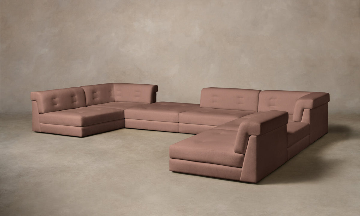 The Forma Modular Sectional - Mohair Peony