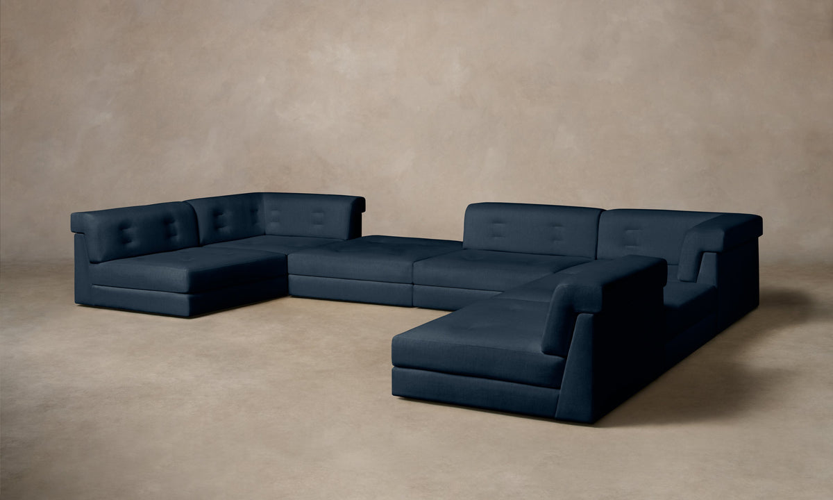 The Forma Modular Sectional - Performance Linen Weave Bay