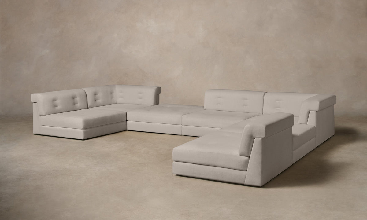 The Forma Modular Sectional - Performance Linen Weave Cloud