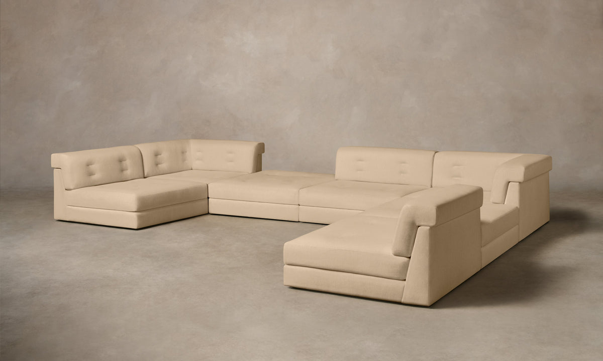 The Forma Modular Sectional - Performance Linen Weave Prairie