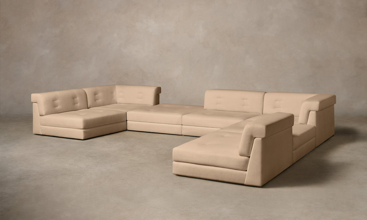 The Forma Modular Sectional - Performance Velvet Butter