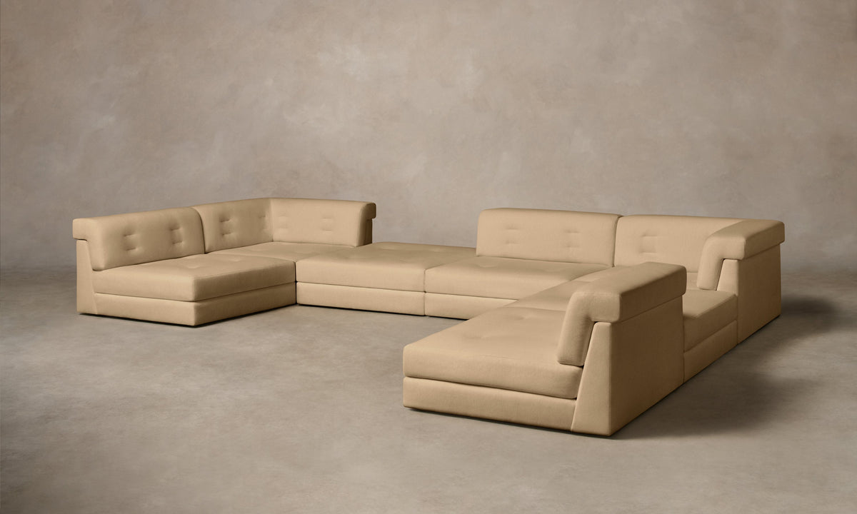 The Forma Modular Sectional - Performance Velvet Taupe