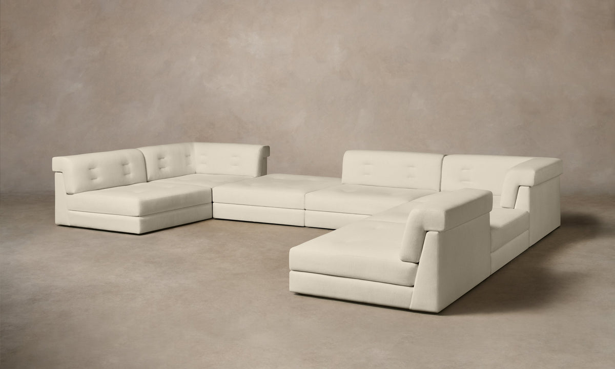The Forma Modular Sectional - Performance Woven Chenille Desert