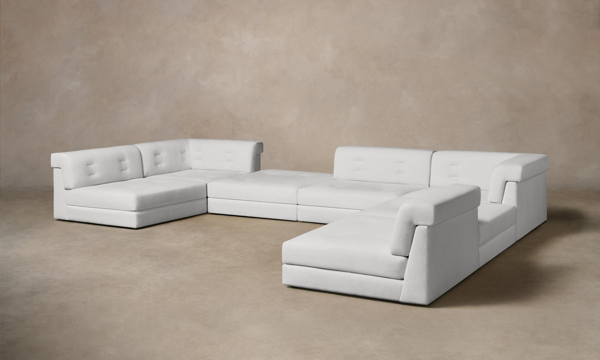 The Forma Modular Sectional - Performance Woven Chenille Lace