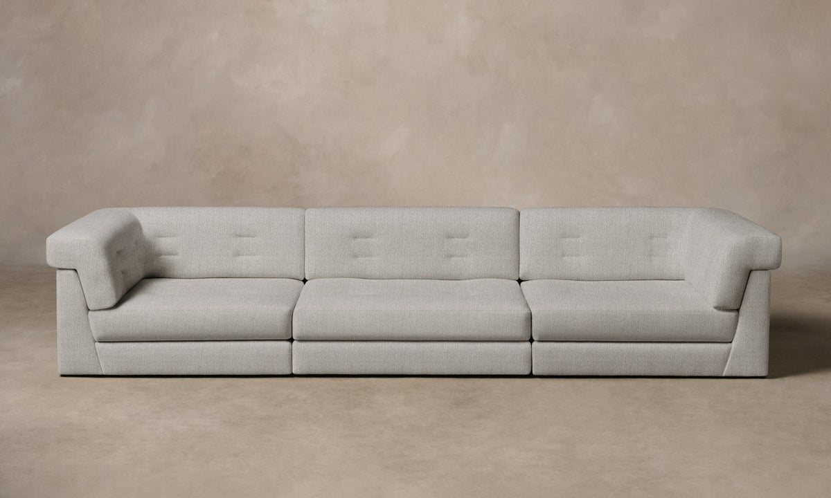 The Forma Modular Sofa - Performance Textural Weave Breeze