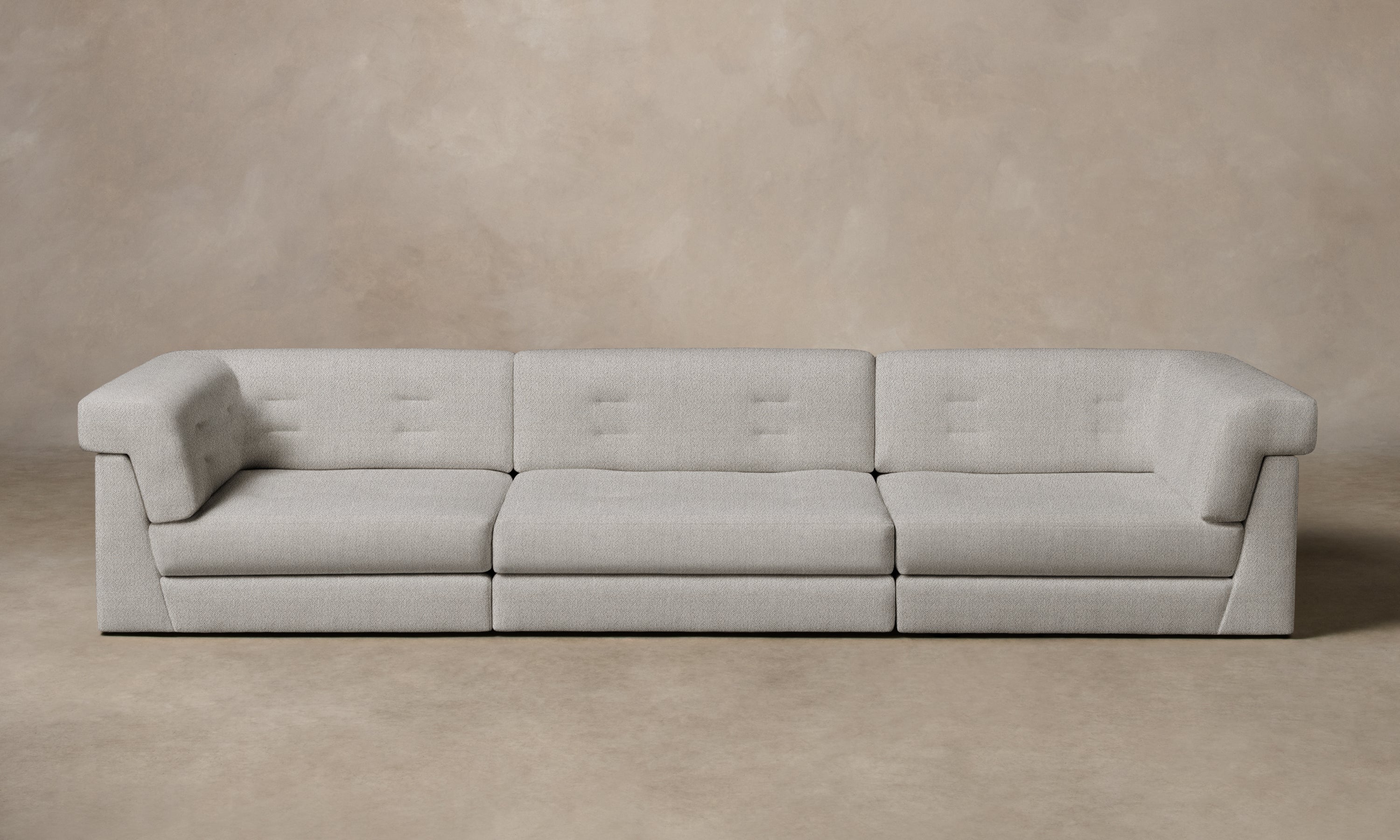 The Forma Modular Sectional - Performance Textural Weave Breeze ...