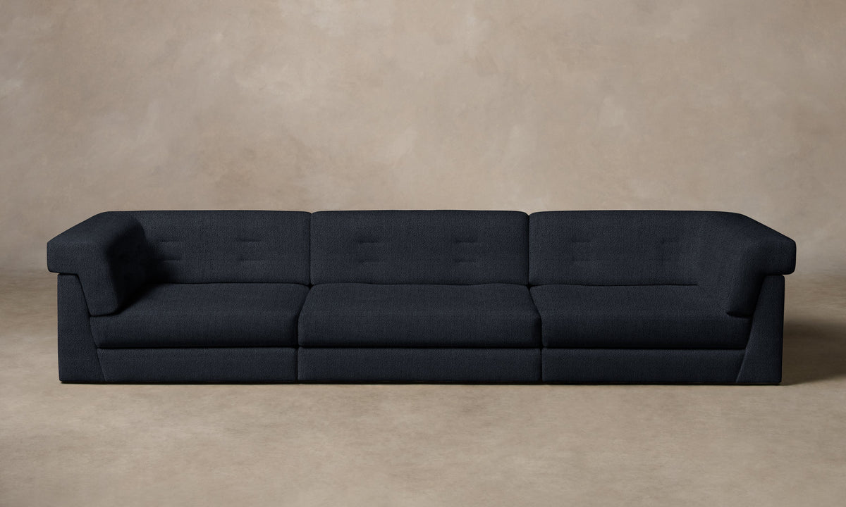 The Forma Modular Sofa - Performance Textural Weave Marina