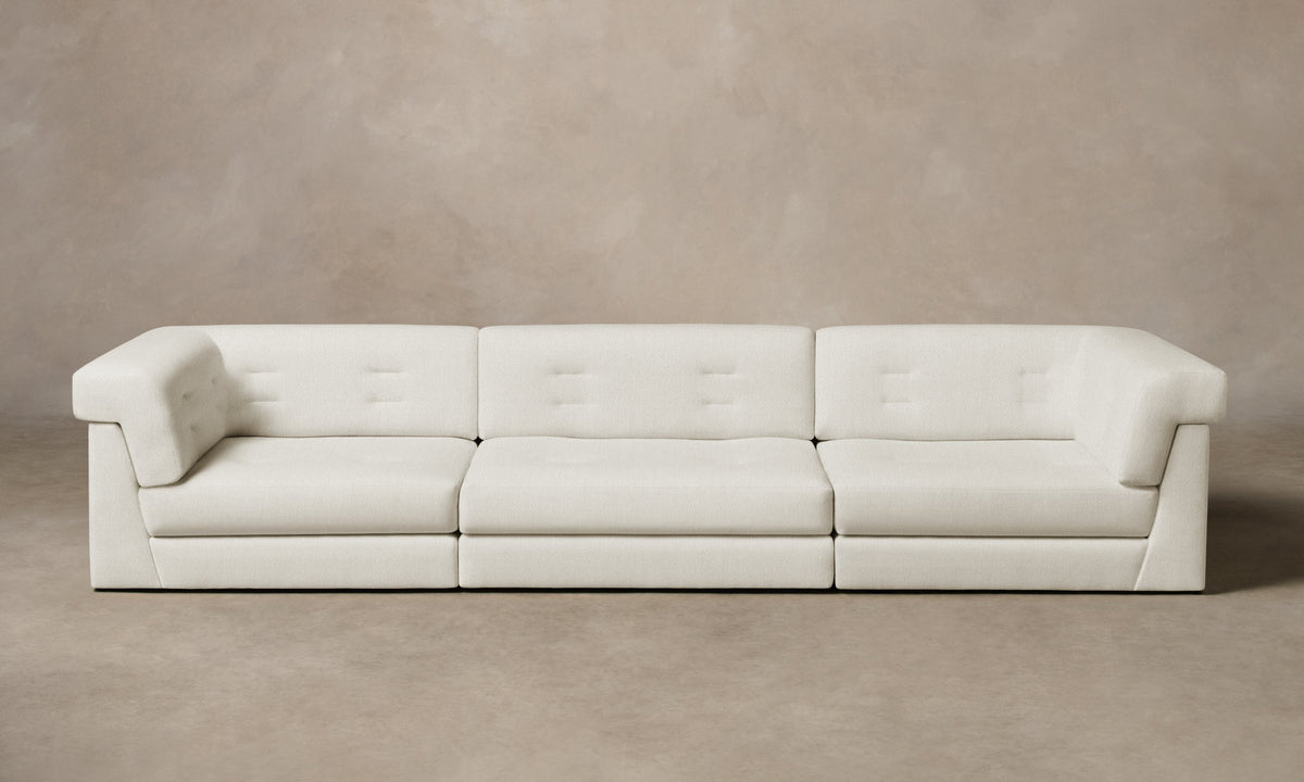 The Forma Modular Sofa - Performance Textural Weave Wisp