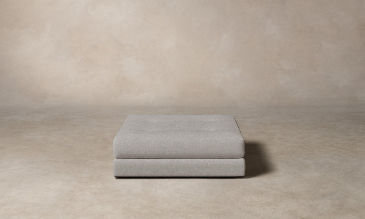 The Forma Ottoman - Performance Textural Weave Breeze