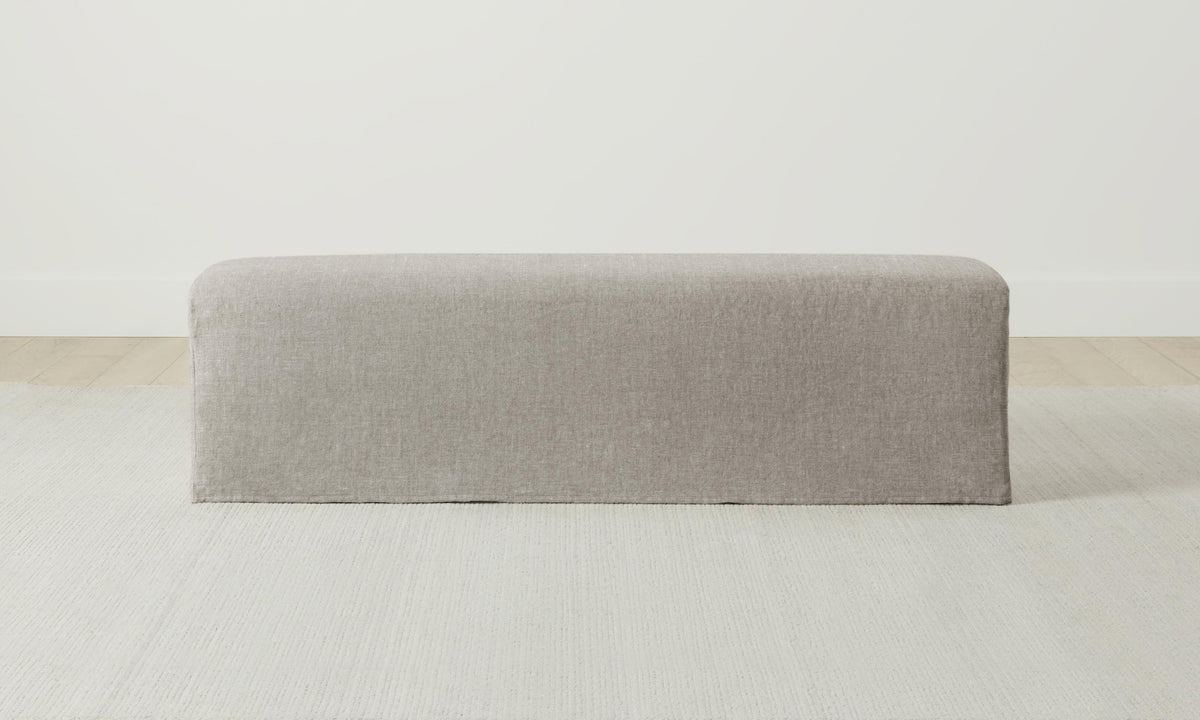 The Franklin Bench - Heritage Belgian Linen Agate