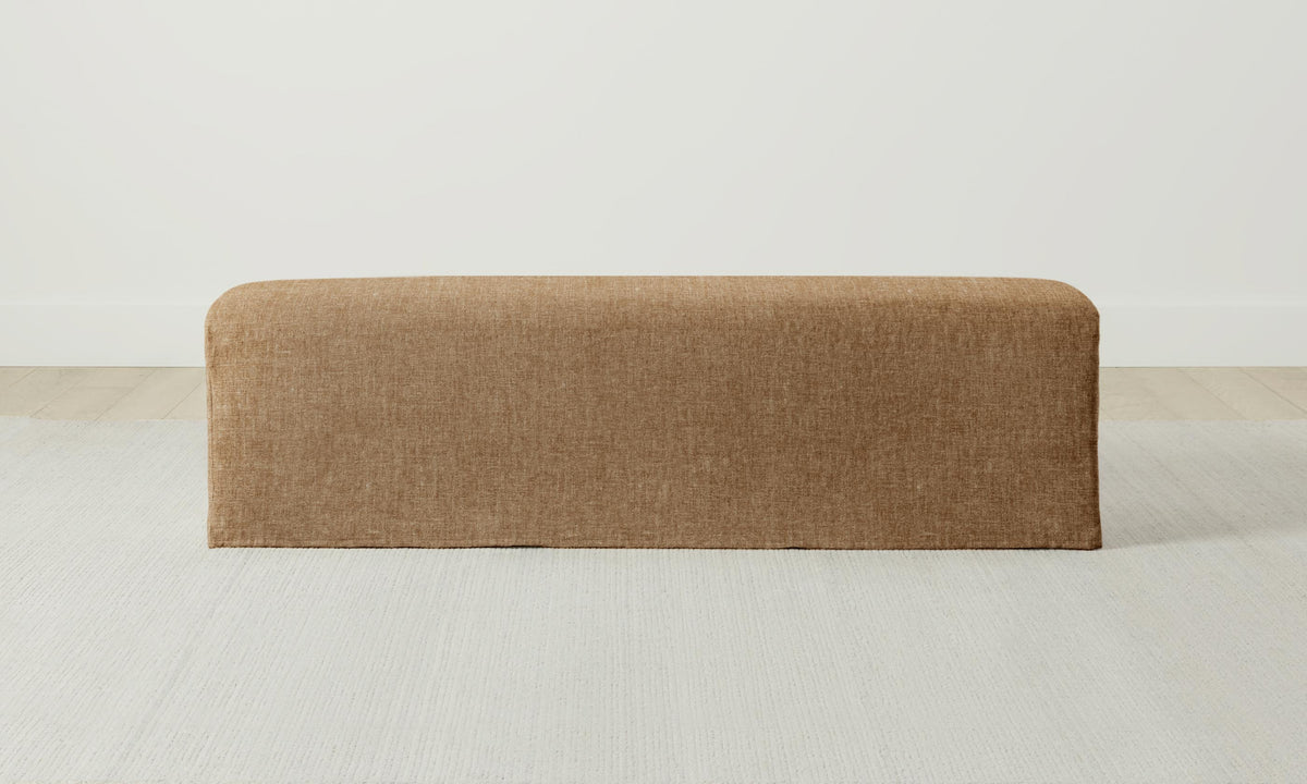 The Franklin Bench - Heritage Belgian Linen Chai