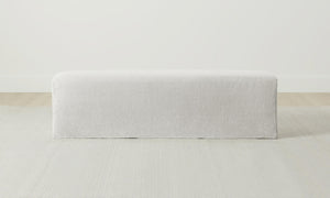 The Franklin Bench - Heritage Belgian Linen Egret